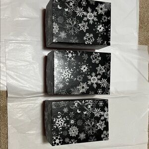 Saks Fifth Avenue Holiday Snowflake Gift Boxes